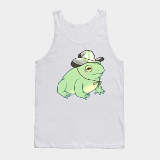 Agender Pride Cowboy Frog Tank Top